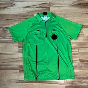 Men’s soccer referee jersey.